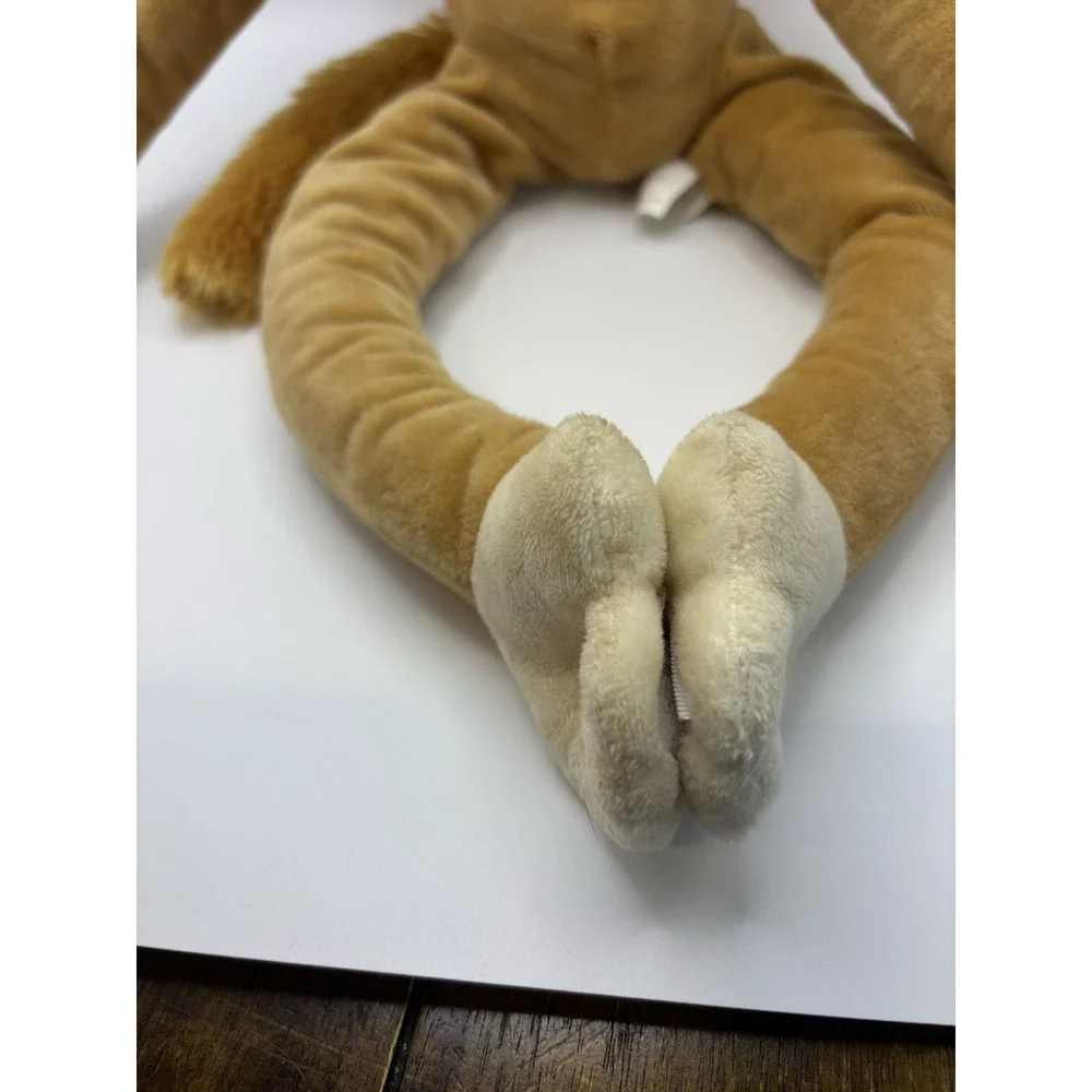 Fun Stuff Bulldog Hanging‎ Plush Hugging Brown Hook Loop 17 Inch Long Arms Legs
